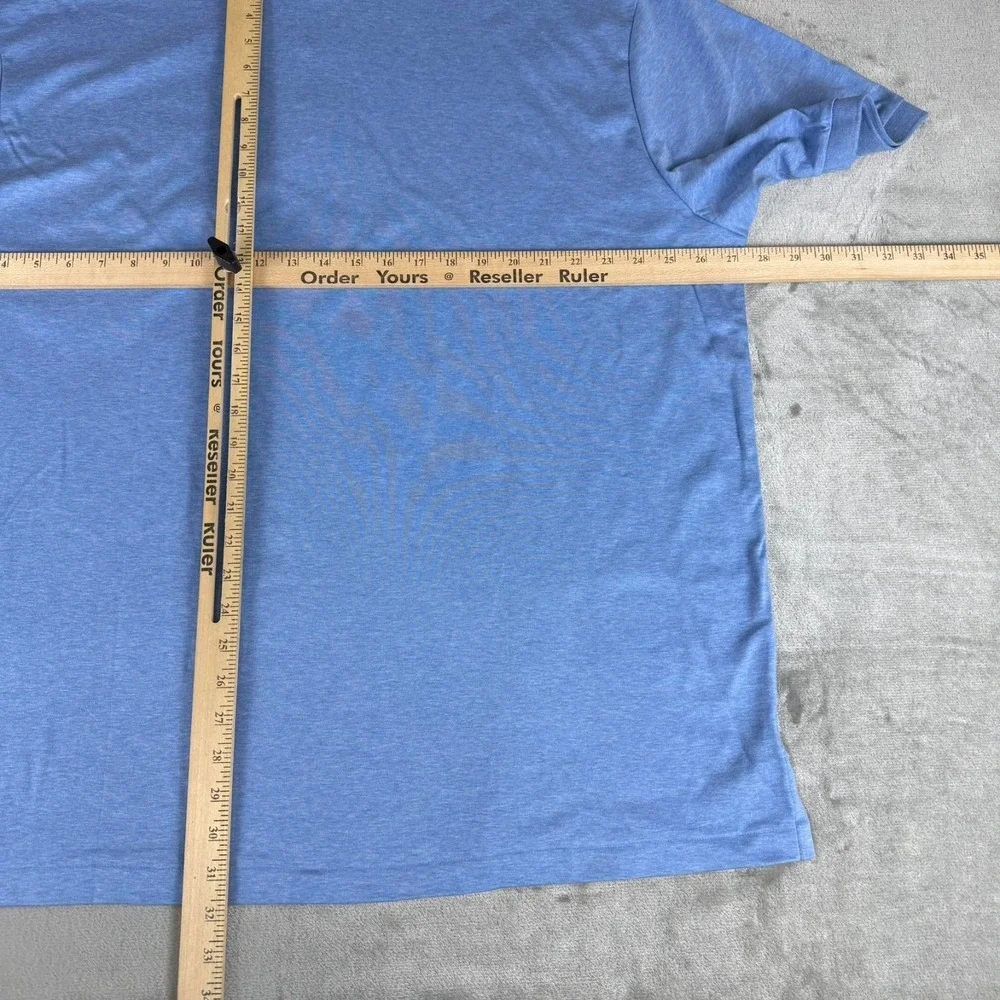 Polo Ralph Lauren Polo Shirt Mens 2XB Light Blue Cotton Soft Flesh Pony New NWT